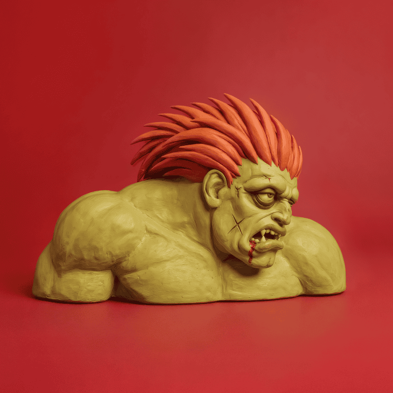 When Losing Became Art, Street Fighter Sculptures Reimagine Defeat