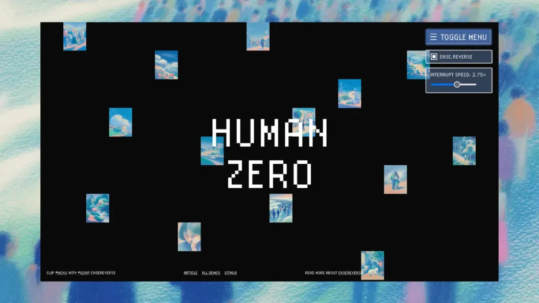Create a Playful Clip Menu with GSAP easeReverse, Smooth Reversible Animations