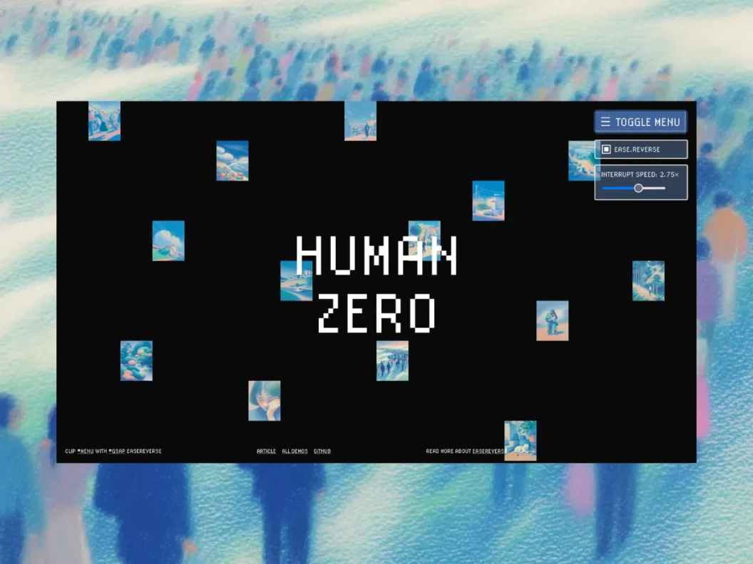 Create a Playful Clip Menu with GSAP easeReverse, Smooth Reversible Animations