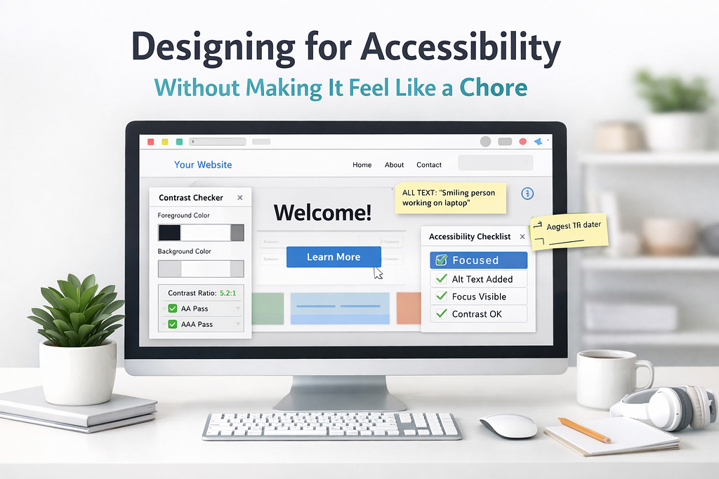 Embed Accessibility into Every Design, Make It Feel Natural, Not Like Extra Work