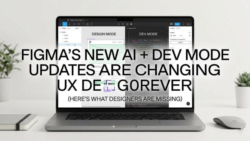 Figma's AI and Dev Mode Updates, How UX Designers Must Rethink Workflow Now