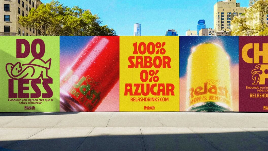 Relash Visual Identity, Reimagining Organic Soda Branding for Shelf Impact