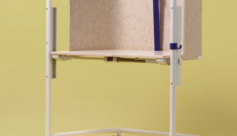 Vitra Scout by Grcic, Portable Rolling Workstation for Agile Modern Workspaces