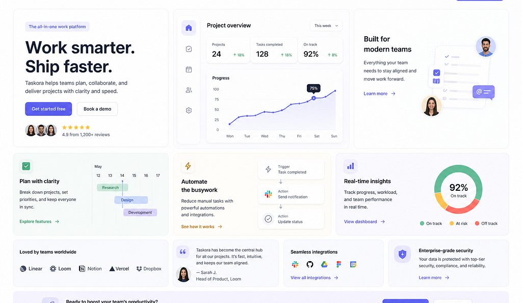 2026 Web Design Playbook, Bento Grids Top Brands Use to Boost UX and Conversions