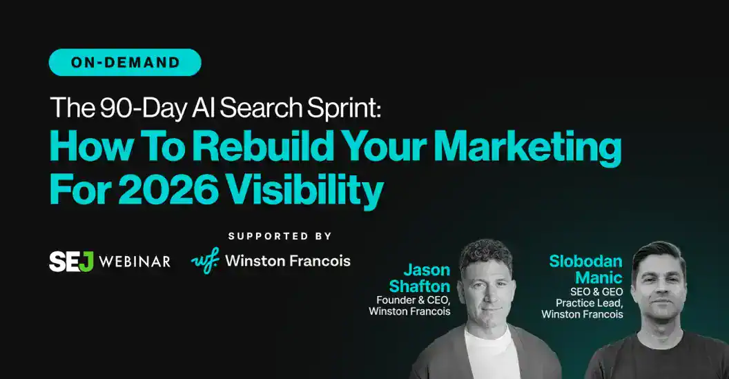 90-Day AI Search Sprint, Rebuild Marketing to Own AI-Driven Search Visibility