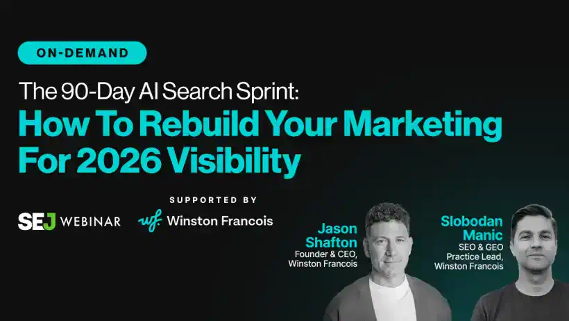 90-Day AI Search Sprint, Rebuild Marketing to Own AI-Driven Search Visibility