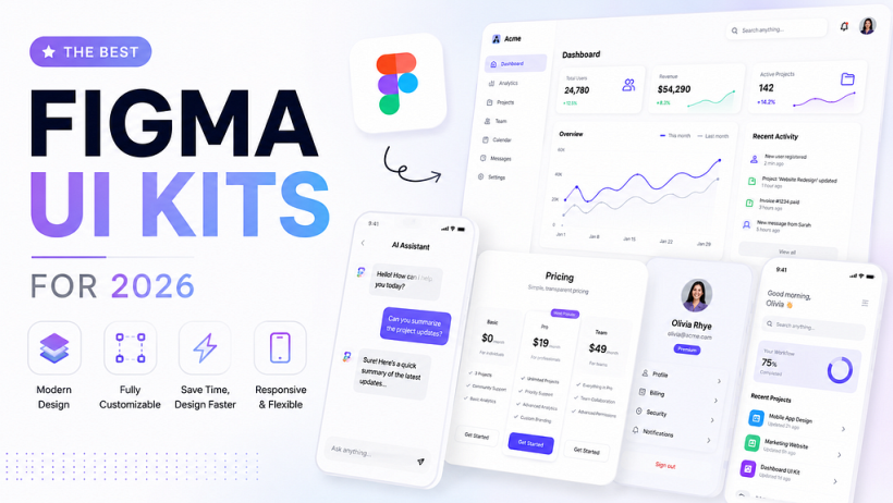 Essential Figma UI Kits for 2026, Expertly Curated for Fast, Pixel-Perfect Products