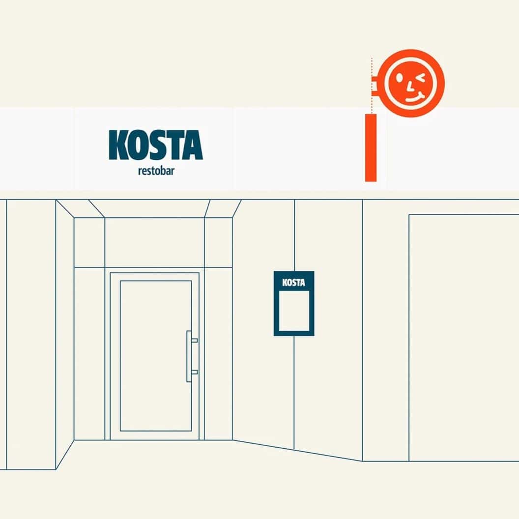 KOSTA by QARAJ, Bold Type System for Distinctive Brand Identities