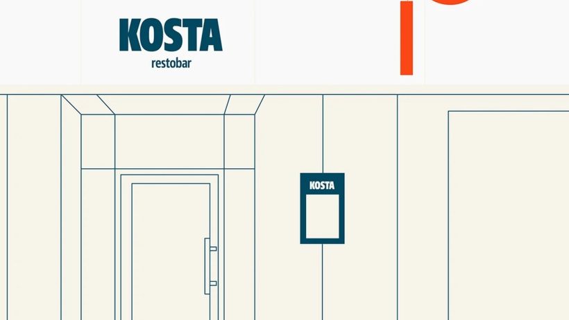 KOSTA by QARAJ, Bold Type System for Distinctive Brand Identities