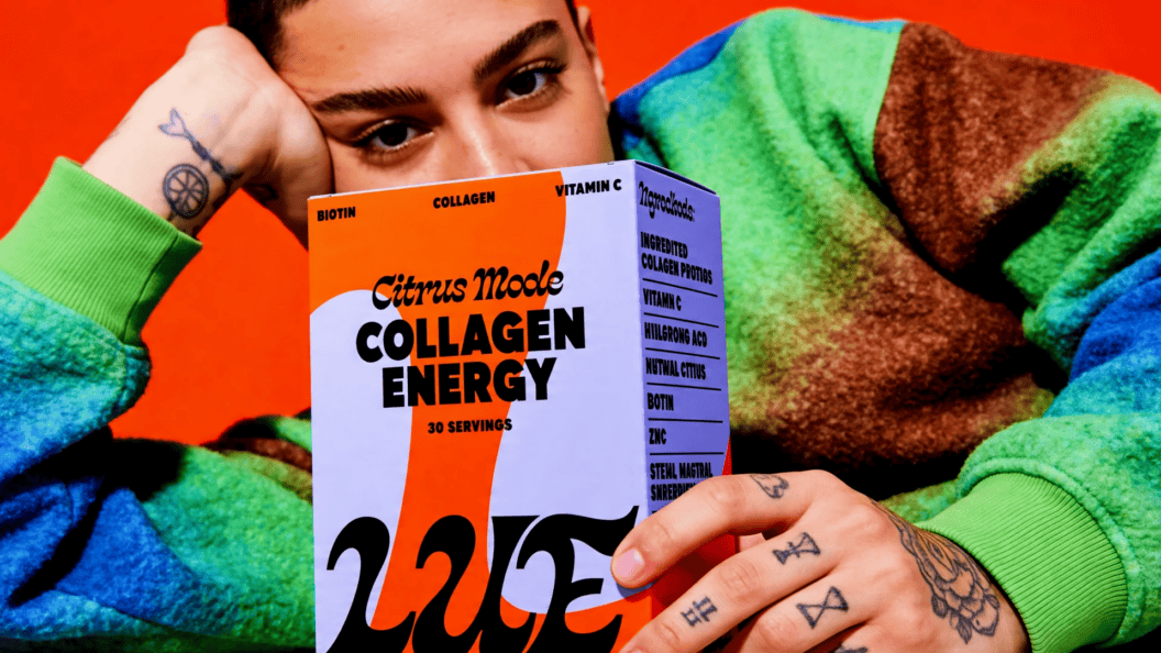 LUE Collagen Packaging Redesign, Premium shelf-ready supplement design that drives sales