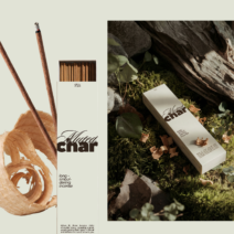 Muted Char's Incense Packaging, A Branding Case Study in Found Object Aesthetics