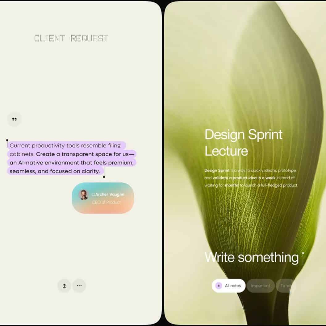 Notis+ AI Workspace Dashboard, UX/UI Design Toolkit for Faster, Smarter Decisions