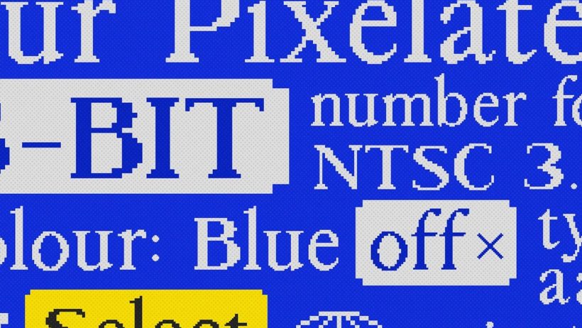 Pixelatura Pixel Display Typeface, Pixel-Perfect Serif Hybrid for Retro Logos & UI