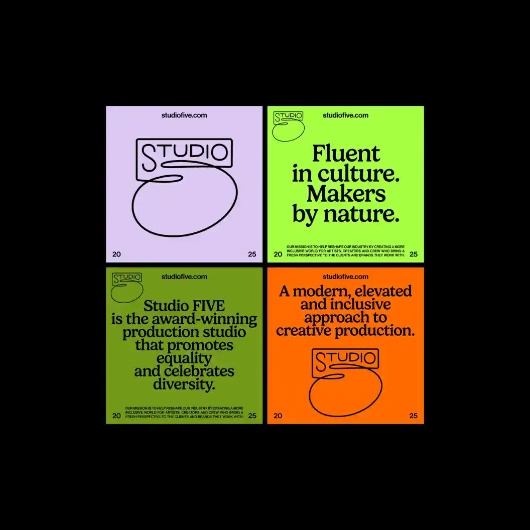 Studio Five Brand Identity, Craftsmanship and Cultural DNA Forge a Distinctive Visual Language