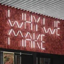 APFEL's striking graphics for V&A East foreground making, reinventing museum display language