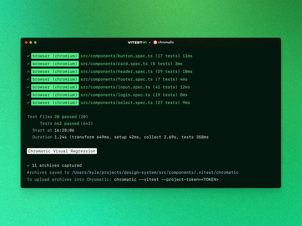 Catch Visual Bugs Before Users Do, Test UI Rendering with Vitest, Chromatic