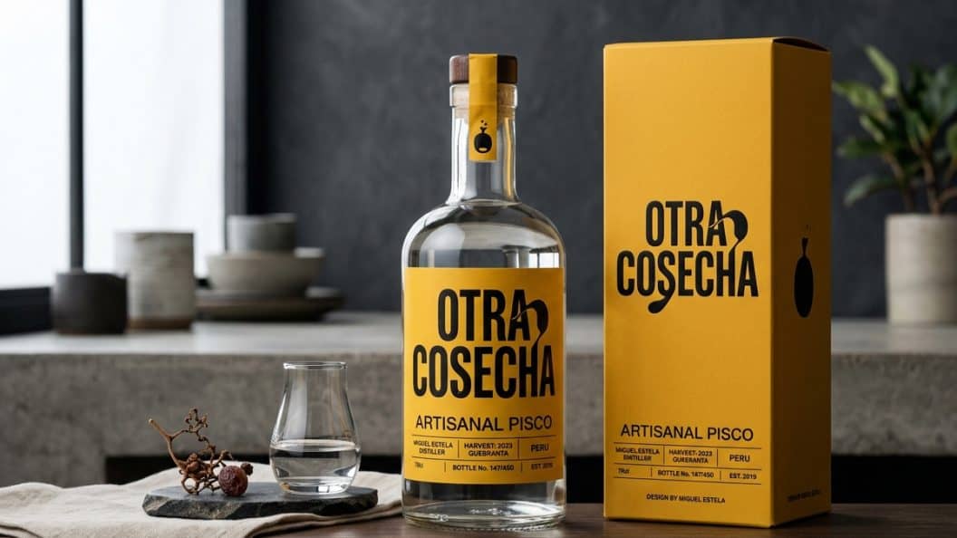 How Miguel Estela distilled Otra Cosecha Pisco into a refined minimalist brand, case study