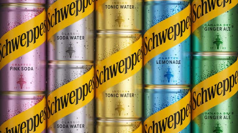 JKR revamps Schweppes packaging with a heritage-led redesign, reigniting its iconic sparkle