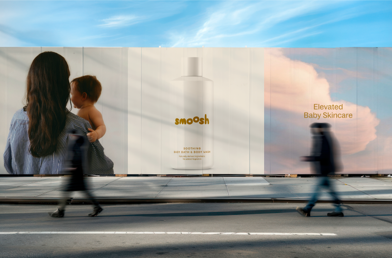 LULACREATES' branding playbook for Smoosh, styling baby skincare to own beauty shelves