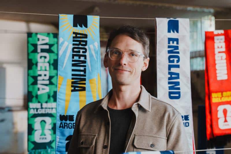 Leeds studio behind nearly 200 World Cup scarves, crafted for fans across the globe