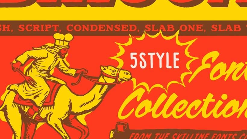SFC Brison Vintage Western Font Bundle, Bold Retro Typeface for Impactful Logos and Branding