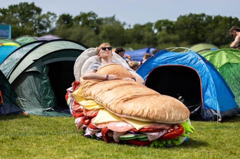Subway's giant sandwich sleeping bag ignites Gen Z buzz, redefining festival cozy culture