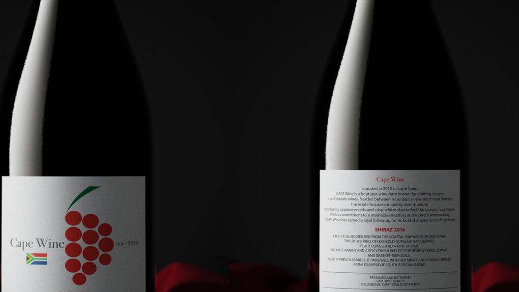 Cape Wine Projects Packaging, Structural Engineering Meets Refined Wine Aesthetics