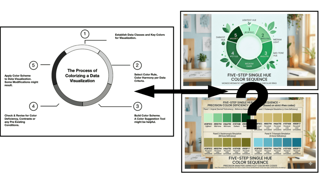 Design clear, accessible data color palettes with GenAI, improve readability and insight