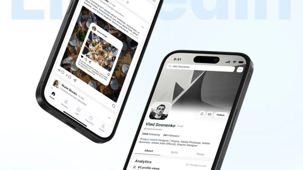 LinkedIn Dashboard Redesign, UI/UX Web Layout Built for Engagement and Clarity