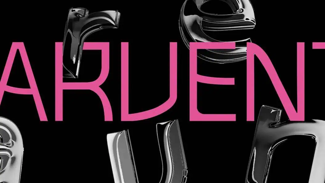Marvento Variable Typeface Specimen, Risograph Print Edition Celebrating Color and Texture