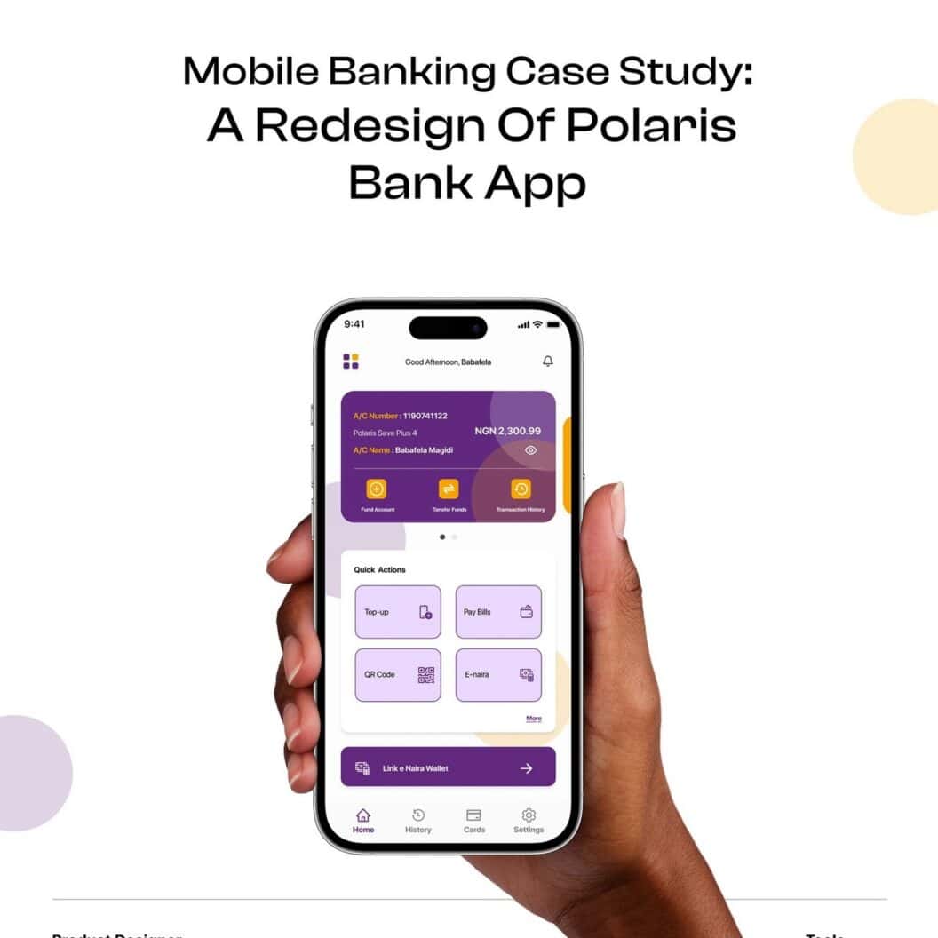 Polaris Bank Mobile App Reimagined, Intuitive UI/UX That Drives User Engagement