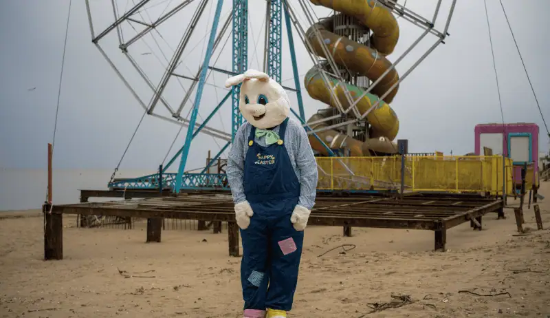 Polly Braden's misty mirrors, the strange charm and quiet absurdity of Britain's seaside towns
