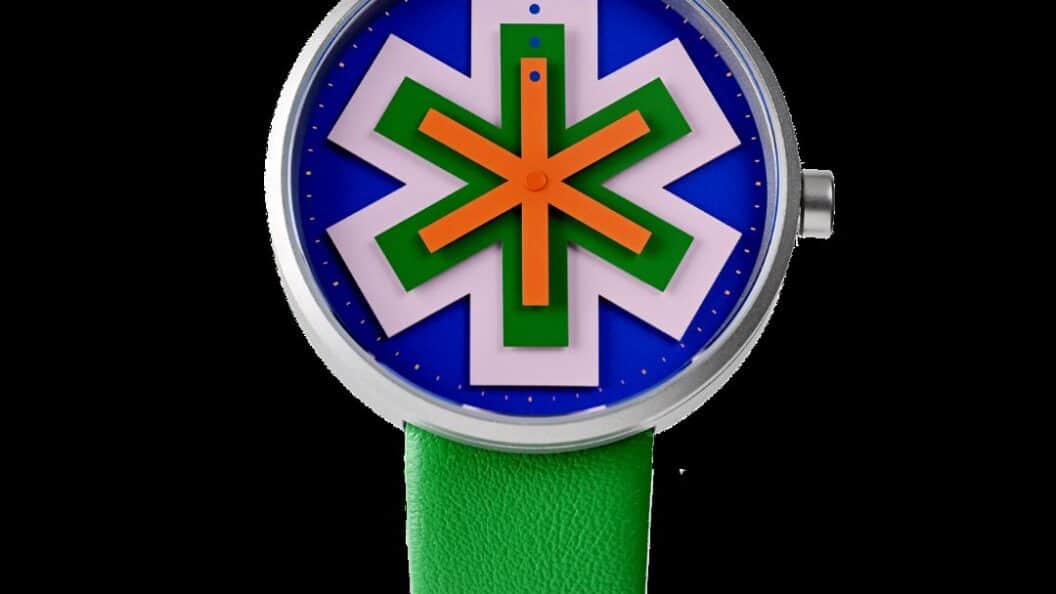 Raw Color's Stellar Watch, Playful Graphic Interface That Reimagines Wearable Design