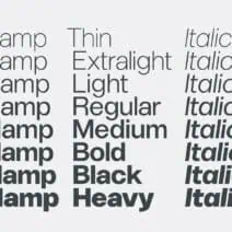 TypeFoundry Studio Debuts Robust Display Typeface for Clamp, Designed to Command Attention
