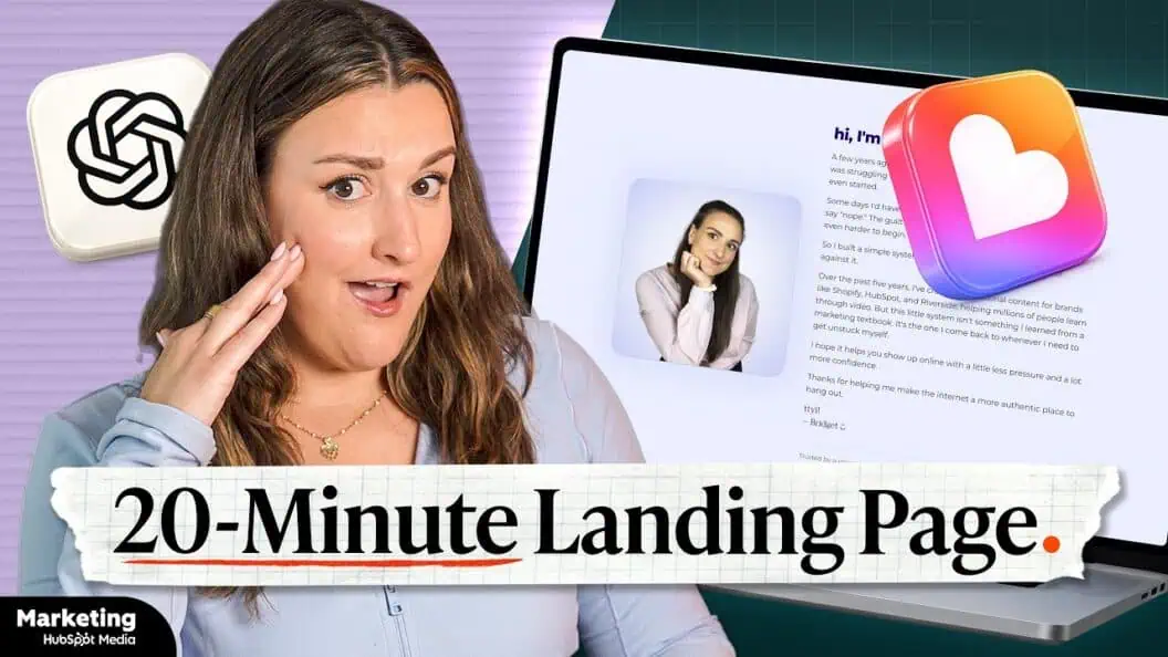 Craft a High-Impact Landing Page in Just 20 Minutes, Featuring Lovable and ChatGPT Strategies