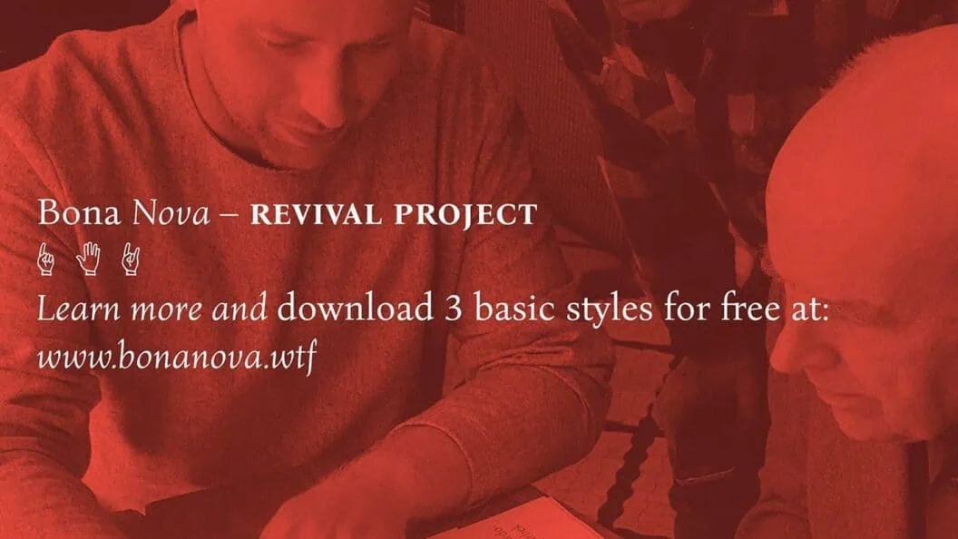 Bona Nova by Mateusz Machalski, Free Elegant Typeface for Branding and Editorial Use