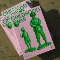 Johnson Banks transforms the green toy soldier, bold redesign for IWM London's Childhood in War