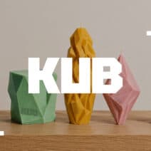 KUB Candle brand identity reimagined, bold visual system by Taisia Vystavkina