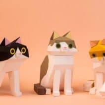 Kitten Paper Kits Design System, Studio-Grade Templates for Stunning Paper Sculptures