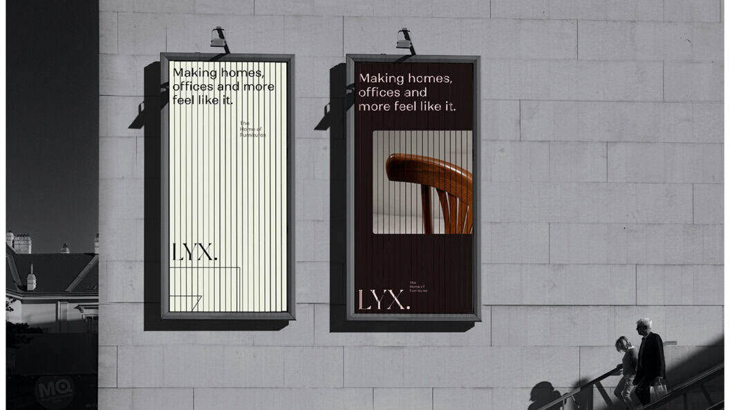 LYX Luxury Interiors and Furniture Brand Identity, Signature System for Premium Living