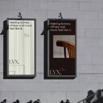 LYX Luxury Interiors and Furniture Brand Identity, Signature System for Premium Living