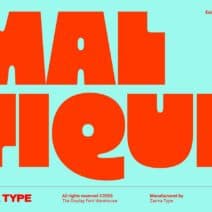 Maltique Extra Bold, Chunky Sans Font that Commands Attention for Headlines and Logos