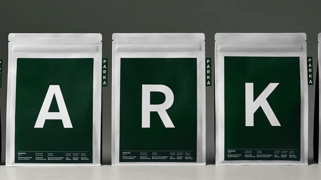 Parka Coffee Packaging, Paprika Design's Bold Arctic Rebrand That Commands Shelf Attention