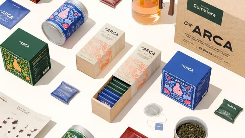 Teh Cap Arca Tea Brand Reinvention, Signature Identity Design for Modern Appeal