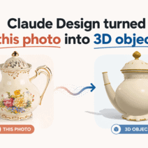Watch Me Transform a Product Photo Into a Hyper-Real 3D Model, Using Claude Design