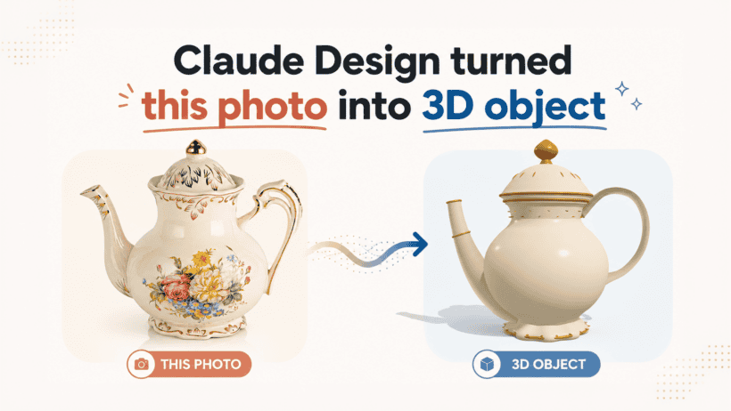 Watch Me Transform a Product Photo Into a Hyper-Real 3D Model, Using Claude Design