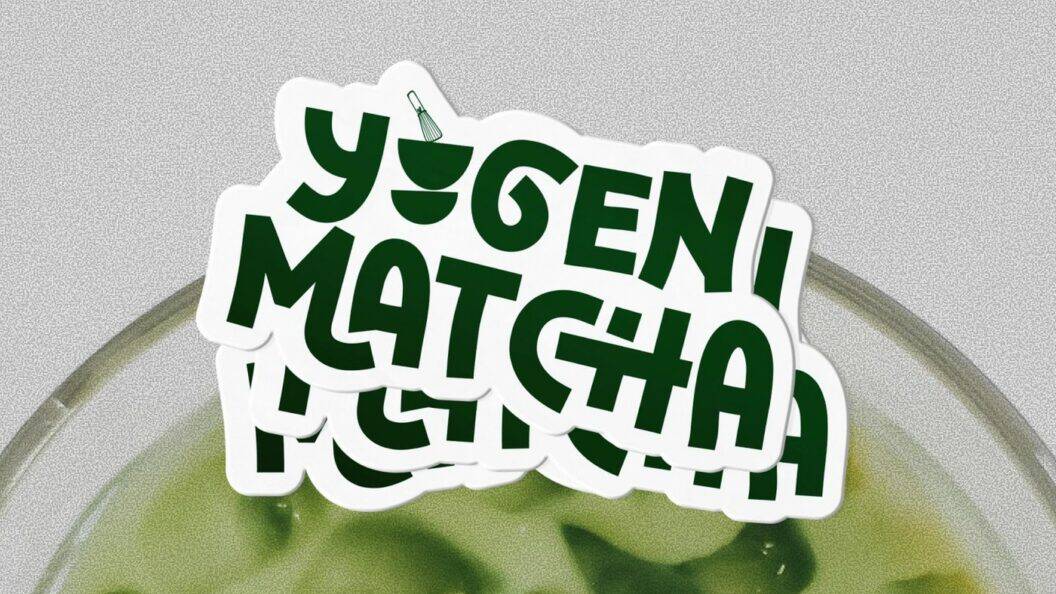 Yugen Matcha Packaging by Oun Deth, Striking Minimal Design and Elevated Brand Identity