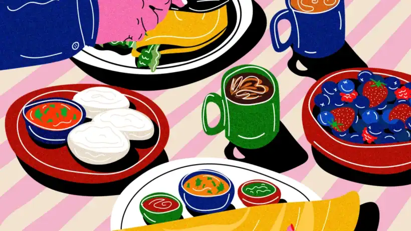 Azra Hirji reimagines the family table as an illustrated archive of food, migration, memory
