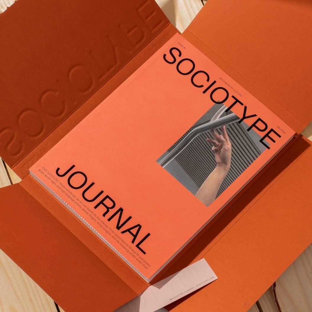 Sociotype Journal Issue 1, Curated Editorial Design by Sociotype Foundry