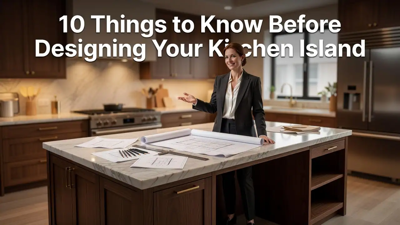 Professional header image for list-based article: 10 Things to Know Before Designing Your Kitchen Island